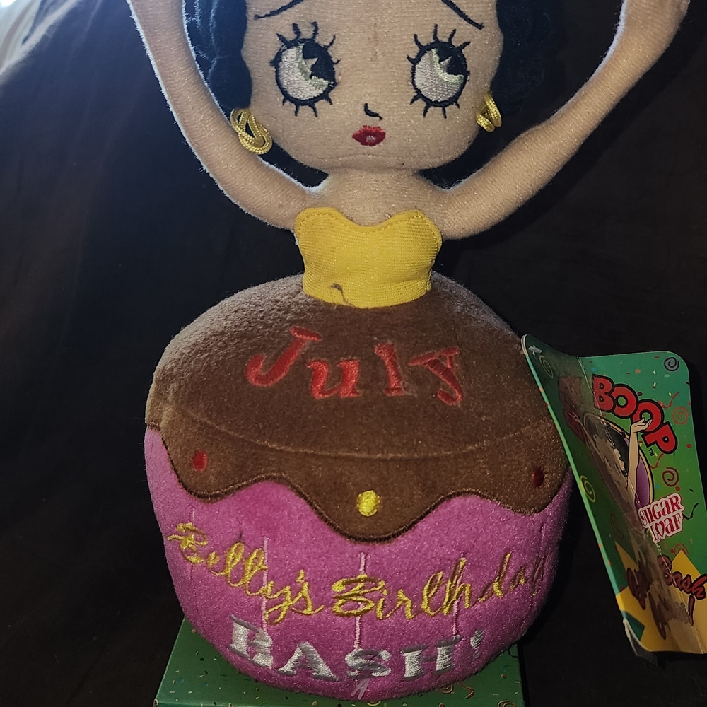 Birthday Bash Stuffed Doll - Pink and Yellow